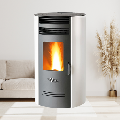 ProOzone Pellet Stove Mod. LuVì 10kW (ALL INCLUSIVE 360°)